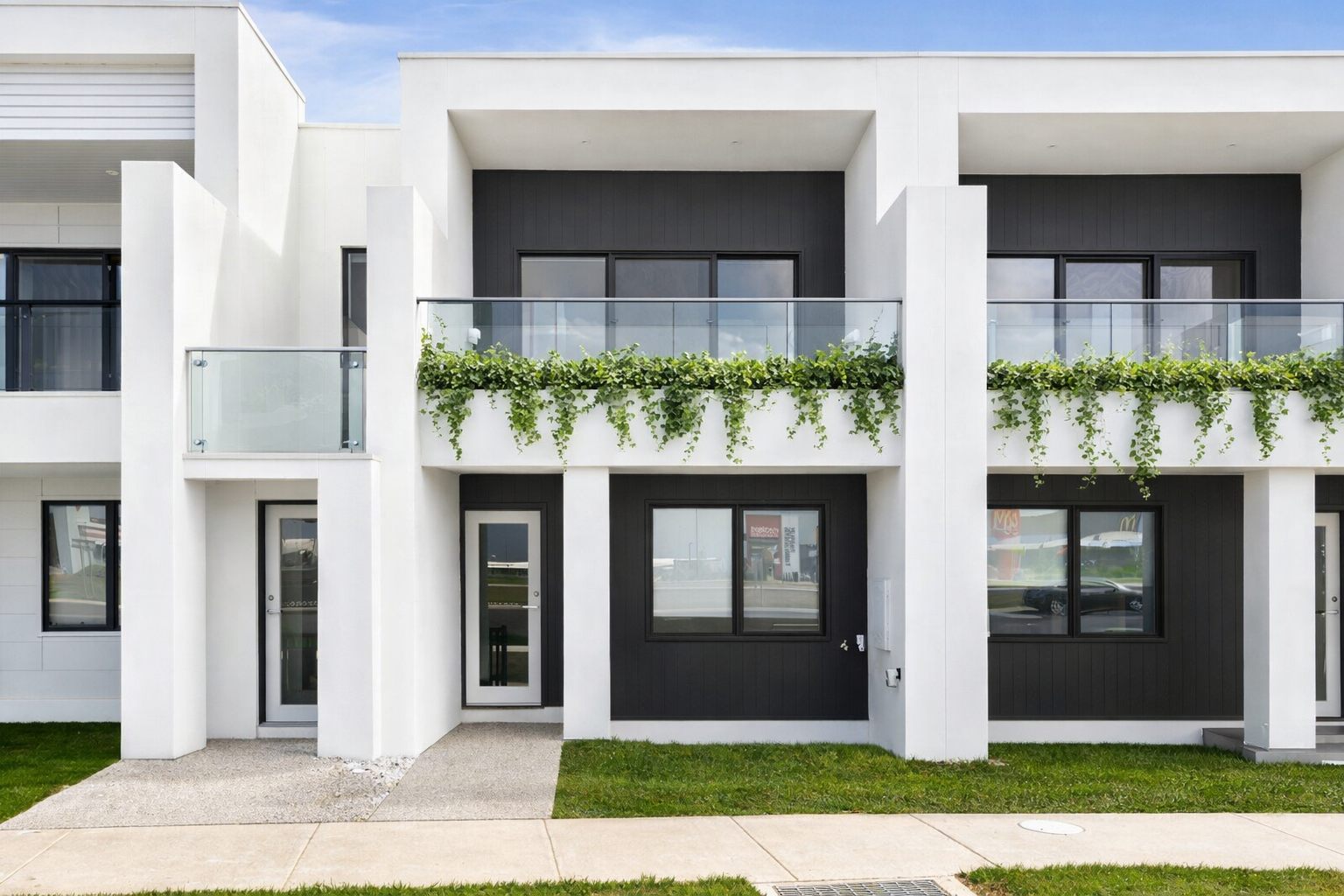 Home facade townhouses multidwelling architect designer in sydney